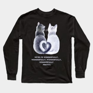 Lovecats! By the Cure. Long Sleeve T-Shirt